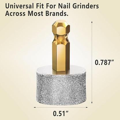 Dog Nail Grinder Replacement Head Drills Pet Nail Grinder Replacement Professional Spare Grinding Head for Dog Claw (3Pieces)