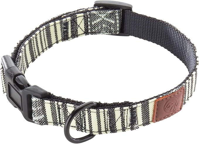 Embark Urban Dog Collar  Dog Collar Stylish & Durable Nylon Dog Collar for Large Dogs, Small Dogs & Medium Dogs.Comfortable Pet Collar Strong Buckles for Any Size Breed (Lunar, Large)