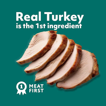 OPtimeal Dry Dog Food for Medium Dogs - Proudly Ukrainian - Dog Food Dry Recipe with High-Protein to Support Healthy Digestion for Medium Breeds (8.8 lbs, Turkey & Rice)