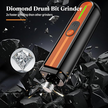 YABIFE 4-Lights Dog Nail Grinder, Easy Quick Locate Dog Nail Trimmers, for Puppy Paw Toenails or Pets from Small, Medium to Large, with Travel Lock, Whisper Quiet, Heavy Duty 3 Speeds