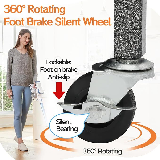 36 inch Metal Dog Crate, Dog Cage Medium Sized Dog, Heavy Duty Wire Dog Crate, High Anxiety Dog Cage Large Dogs Safe & Comfortable, Dog Kennel Indoor, Removable Cleaning Tray, 2 Lockable Wheels