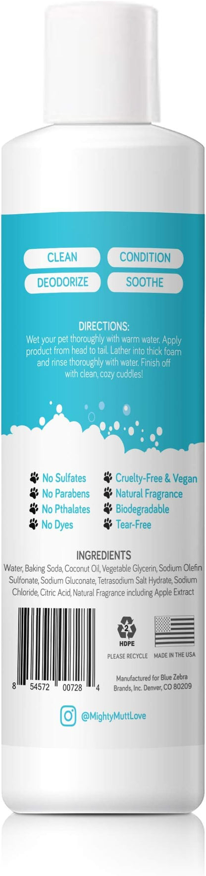 Mighty Mutt Natural and Hypoallergenic Dog Shampoo & Conditioner | Anti-Itch, Deodorizing and Soothing Dog Shampoo for Smelly Dogs (9oz.) (Pack of 2)