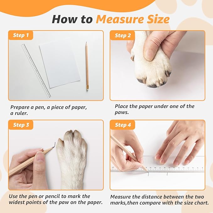 Reflective Dog Socks to Prevent Licking Paws, Dog Paw Protector, Hardwood Floors Anti Slip, Non Slip Dog Socks with Grippers, Dog Booties and Paw Protectors for Indoor Use X-Small