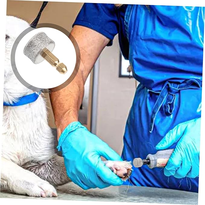 2-Pack Nail Replacement-Dog Nail Replacement Tips-Professional Spare Grinding Head for Dog Electric Claw Nail Grooming Tool