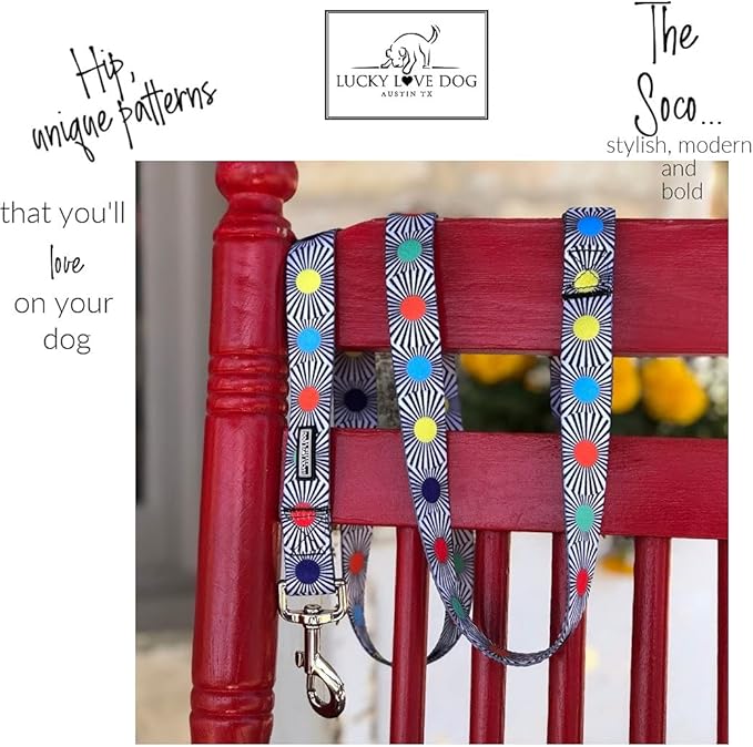 Lucky Love Dog Collars, Comfortable, Soft, Cute Female Dog Collar for Small Medium Large Dogs, SOCO, XS