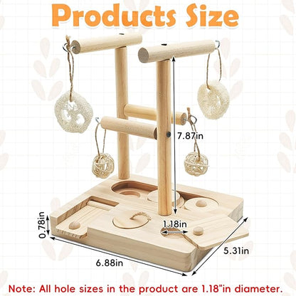 PINVNBY Guinea Pig Foraging Toys with Shelf Hamsters Interactive Enrichment Toys Bunny Wooden Puzzle Snuffle Toy Small Animals Treats Dispenser for Rabbit Chinchillas Rats and Gerbils