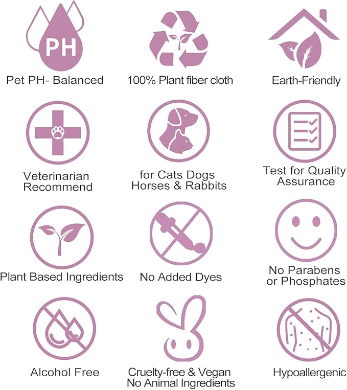 DR.EASY Lavender 200ct Scent Pet Wipes for Dogs and Catsï¼_ars, Face, Butt, Body and Eye _onvenient, Natureï¼_ome or Travelï¼_est Pet Supplies