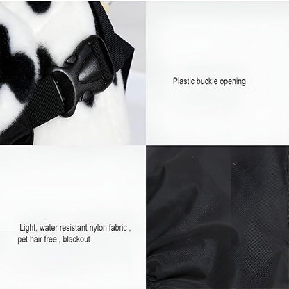 NACOCO Dog Calming Cap Eye Mask Nylon Shading Pet Anxiety Mask Muzzle for Grooming Anti Car Sickness (M)