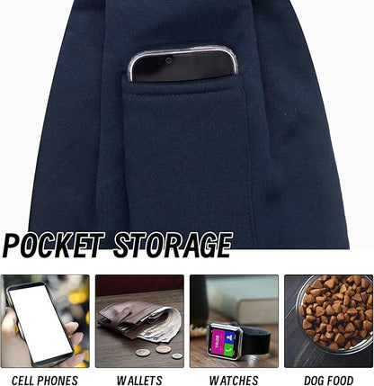 Dog and Cat Sling Carrier, Dog Carrier with Adjustable Opening Strap, Travel Bag for Small Dogs and Cats, Outdoor Travel Sling Carriers (Blue)