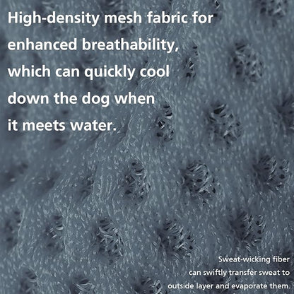 2 Pack Cooling Shirts for Dogs, Lightweight Mesh Breathable Dog Clothes for Small Dogs Boy Girl,Sun-Protection Sleeveless Shirts for Dog&Cat Puppy Vest Pet Apparel - M