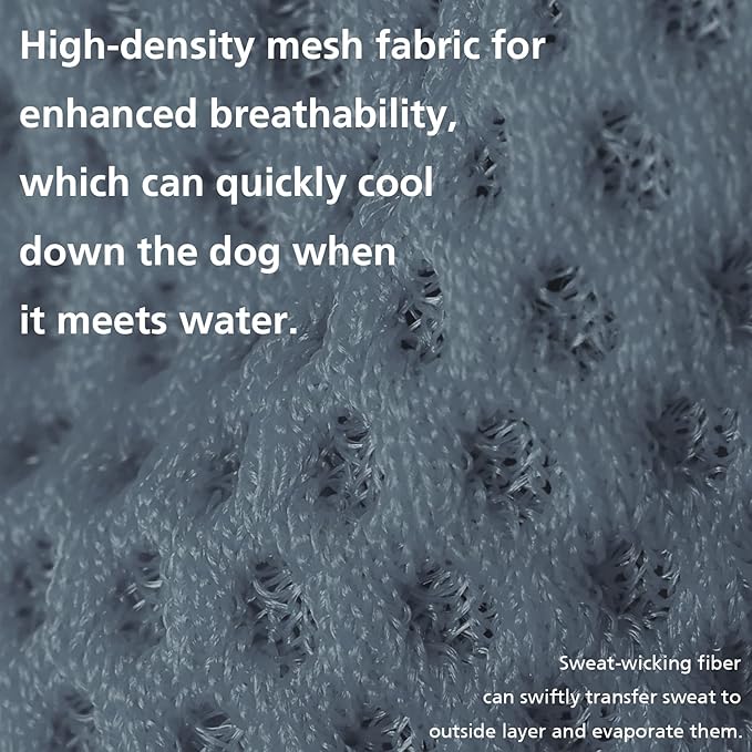 2 Pack Cooling Shirts for Dogs, Lightweight Mesh Breathable Dog Clothes for Medium Dogs Boy Girl,Sun-Protection Sleeveless Shirts for Dog&Cat Puppy Vest Pet Apparel - L