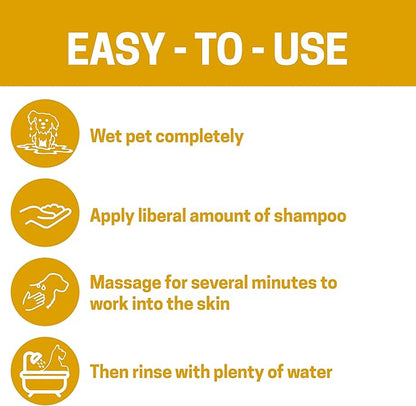 All-Natural Dog Shampoo for Sensitive Skin | Natural and Organic Ingredients | Skin Cleansing Properties, Relieves Dry Itchy Skin | for Dogs with Sensitive and Skin | 16fl oz 473 ml.