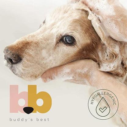 Buddy's Best Dog Shampoo for Smelly Dogs - Dog Shampoo and Conditioner for Dry and Sensitive Skin - Moisturizing Puppy Wash Shampoo, Citronella Eucalyptus Scent, 16oz