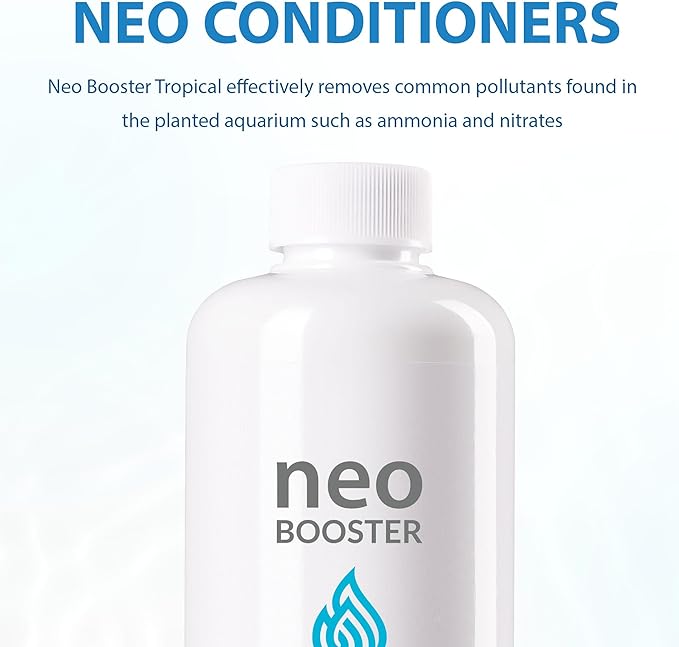 Neo Booster Tropical - Rapid Pollutant Removal, Shortens Filtration Cycle, Ideal for Planted Aquariums, All-in-One Aquarium Water Conditioner - Water Conditioner for Aquarium Tank - 1000ml