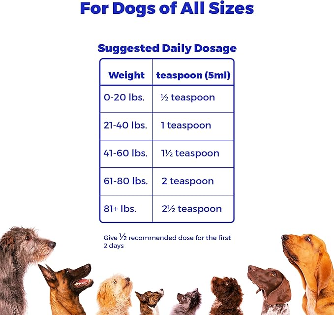 Wild Alaskan Salmon & Pollock Oil for Dogs – Itchy Skin, Shedding, Allergy & Joint Relief – NASC Certified Omega 3s – 16oz Liquid Food Topper – Club Hachiko