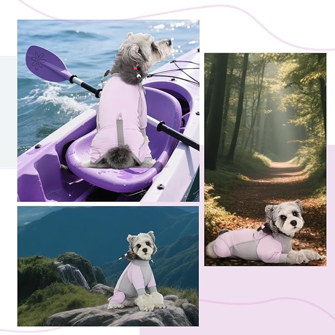 Dog Sun Protection Shirt, UV Shirt for Dogs, Lightweight Breathable Cooling Vest, Quick Dry Dog Summer Clothes for Small Dogs