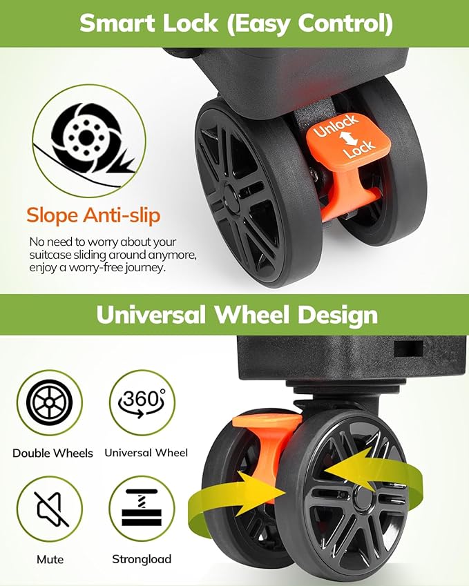 Morpilot Cat Carrier with Wheels Airline Approved, Pet Dog Carrier with Wheels for Small Dogs, Rolling Cat Carrier for Cats Puppy, Stroller Detachable and Foldable Pet Travel Bag (Large - Dark Gray)