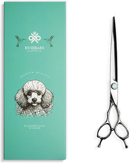 8" Dog Grooming Scissors  Handcrafted, Ergonomic, VG10 Stainless Steel for Sharper, Tougher, Better Edge Retention, Lightweight Shears with 3D Convex Blade for Dogs and Cats