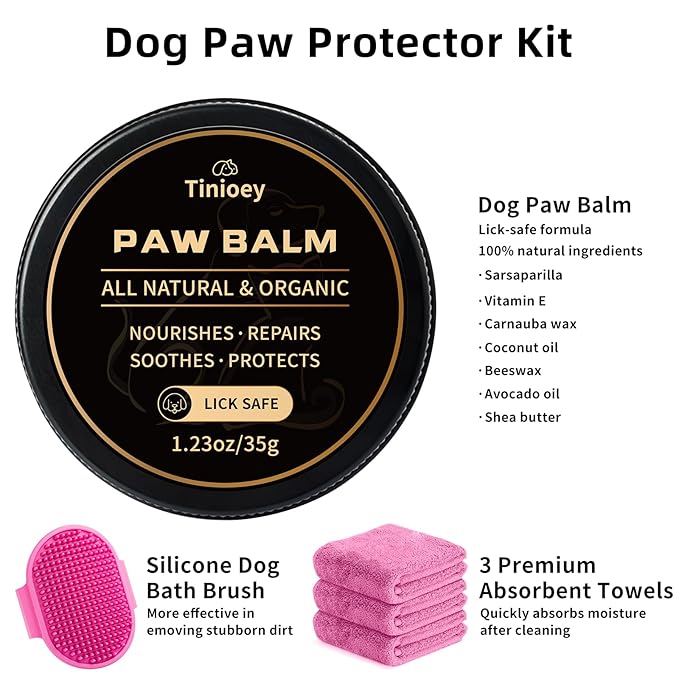 Dog Paw Cleaner for Medium Dogs, Dog Paw Washer, Muddy Paw Cleaner, Pet Foot Cleaner, Dog Paw Protector Kit