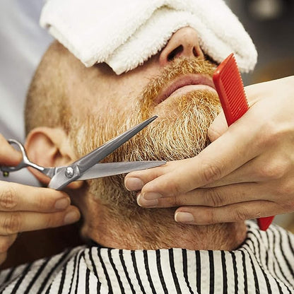 6 Inch Hair Cutting Scissors Straight Grooming Scissors for Small Dogs Cat & Hairstyle Sharp Haircut Scissors for Women Men Japanese Stainless Steel with Fine Adjustment Tension Screw