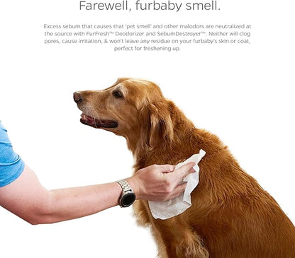 Pet Parents® Pet WiPees Dog All Purpose + Skin & Coat Pet Wipes, Pet Wipes for Dogs, Dog Wipes & Puppy Wipes, Paw Wipes for Dogs (100 Count (Pack of 2), Calming)