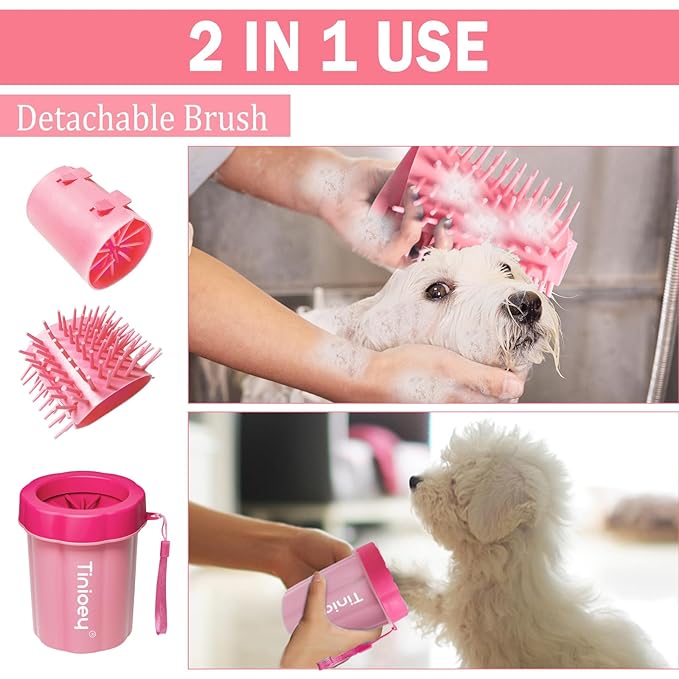 Dog Paw Cleaner for Medium Dogs, Dog Paw Washer, Muddy Paw Cleaner, Pet Foot Cleaner, Dog Paw Protector Kit