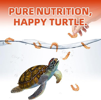 Just Try 4.6 oz Freeze Dried Antarctic Krill for Dogs & Cats High Protein Grain Free Treats Natural Shrimp Omega 3 Fish Oil Supports Skin & Coat Health