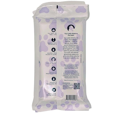 ALŌH Hypoallergenic | All-Natural | Multi-Purpose Pet Wipes, Unscented 50ct Wipes