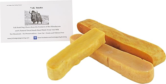 Himalayan Yak Snak Dog Chew - Assorted Size 3 Pack - Hard Cheese Snack Chews for Your Dog or Puppy Made from Yak Milk - All Natural - No Preservatives - Healthy - Limited Ingredients (Assorted 3-Pack)