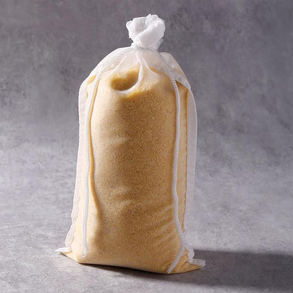 6Pack Fine Media Filter Bag for Aquarium 180 Micron Extra Fine Drawstring Filter Bags Reusable Nylon Media Bags for Fish Tank(Fine,3.5''x8.2'')