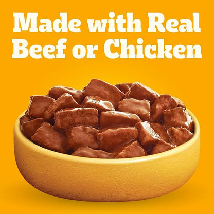 Pedigree Choice Cuts in Gravy Wet Dog Food 8-Count Variety Pack, 3.5 oz. Pouches (Pack of 2)