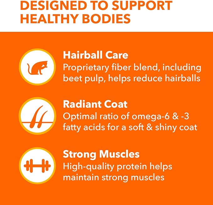 IAMS Proactive Health Long Hair Care Adult Dry Cat Food with Real Chicken & Salmon, 6 lb. Bag