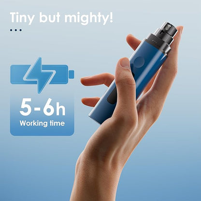 Dog Nail Grinder Professional 3-Speed Electric & IP67 Waterproof Upgraded,Smoothing for Small Medium Large Dogs & Cats Pet Nail Trimmer Painless Paws Grooming