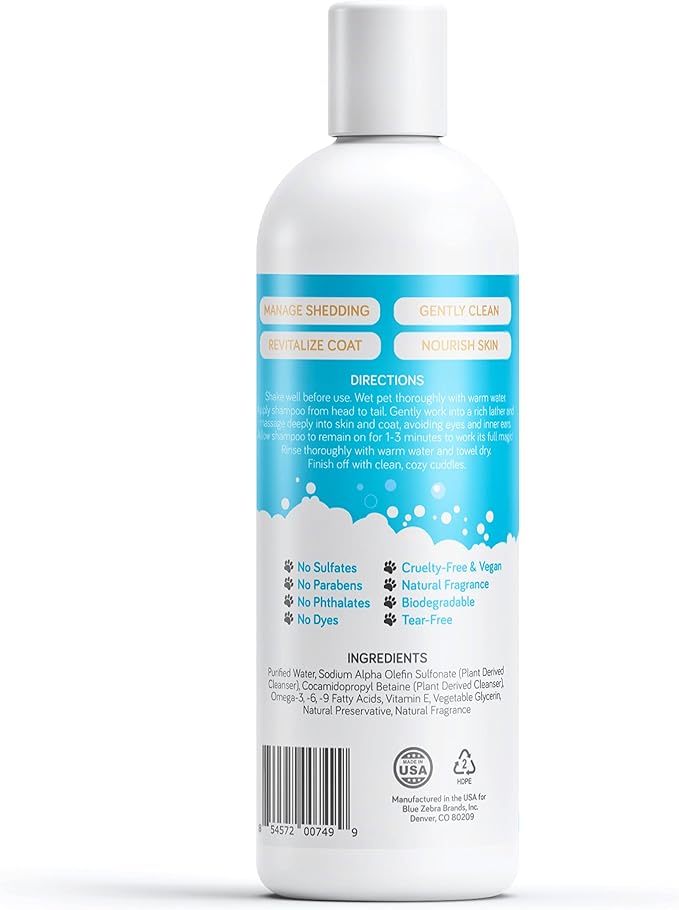 Mighty Mutt Shed Control Shampoo  Deshedding Dog Shampoo | Fresh Scent | Softens & Nourishes Coat | Reduces Shedding | Hypoallergenic, Anti-itch Dog Shampoo Shedding Control  Fresh Breeze | 16 fl oz