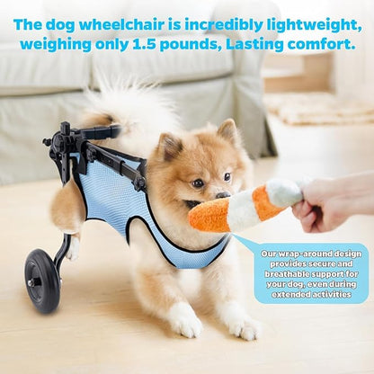 Dog Wheelchair for Back Legs, Dog Wheelchair Cart, Doggy/cat Wheelchair with Disabled Hind Legs Walking, Mobility Aids for Large Pets Hind Limbs, Dog Carts with Wheels, Light Weight, XXL