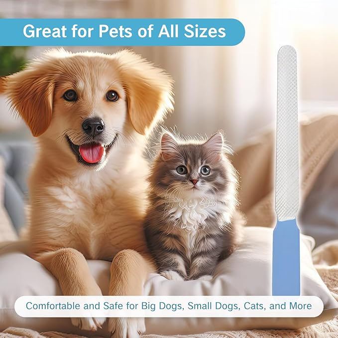 NIIIYTYB 3Pcs Dog Nail File Professional Metal Emery Boards for Dogs Cats Nail Grooming Tool for Smoothing Rough Edges Pet Filer for Large Small Breeds Puppies Toenails Safe Effective