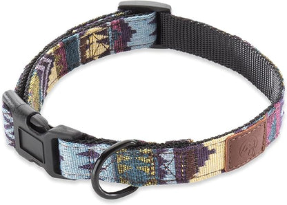 Embark Urban Dog Collar  Dog Collar Stylish & Durable Nylon Dog Collar for Large Dogs, Small Dogs & Medium Dogs.Comfortable Pet Collar Strong Buckles for Any Size Breed (Azure, Large)