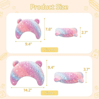 Dog Calming Pillow Dog Pillow, Soft Dog Neck Pillow Glow in The Dark Anxiety Relief U-Shaped Pet Pillow for Dogs Sleep, Pet Calming Toy Dog Bed Pillow for Joint Relief Sleeping Improve