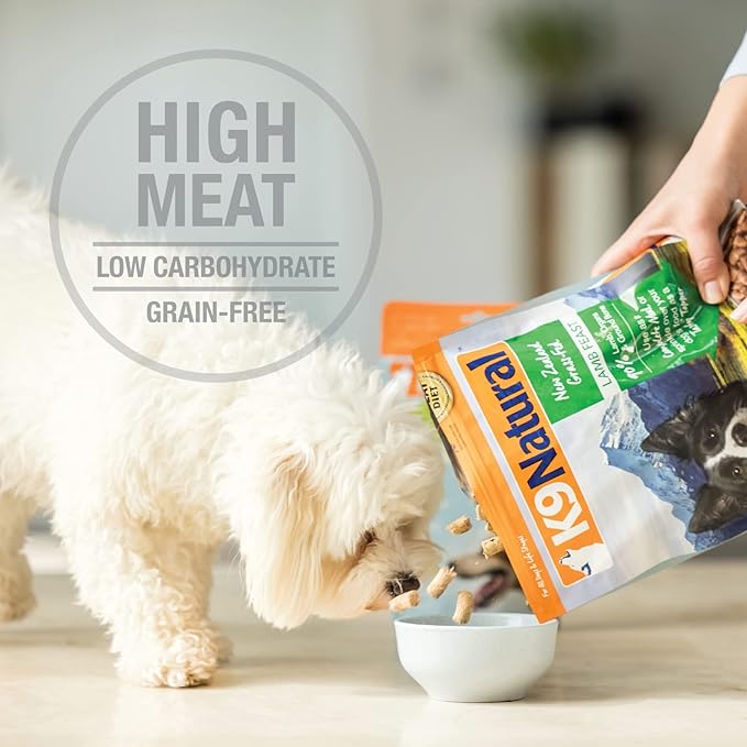 K9 Natural - Grain Free Freeze Dried Dog Food Topper - Lamb & Salmon, 3.5oz