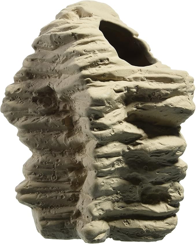 ALEGI Aquarium Decoration Rock Caves, Betta Fish Tank Accessories Hideout, Cichlid Stackable Cave Hiding (Large)