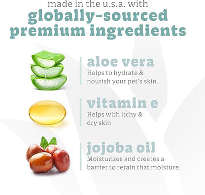 Espree Bright White Whitening Shampoo & Conditioner for Dogs, Stain-Removing, Brightening Formula for White and Light-Coated Pets, Gentle Whitening and Hydrating for Sensitive Skin, 20oz