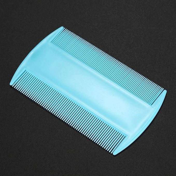 4 Pcs Lice Combs, Double sided Pet Combs, Cat Dog Pet Grooming Fine Tooth Hair Combs Mixed Color