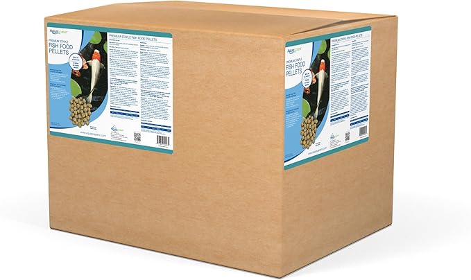 Aquascape 50003 Premium Staple Fish Food Pellets for Large Pond Fish, Large Pellet, 44 pounds