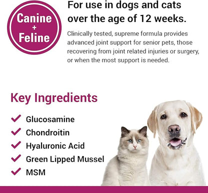 Vet Classics ArthriEase-Gold Hip & Joint Support for Dogs, Cats Pet Health Supplement Powder  Alleviates Aches, Discomfort  For Flexibility, Healthy Joint Function  Antioxidants  5 Oz