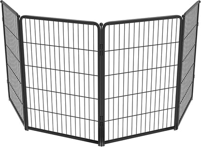 FXW Homeplus Dog Playpen for Indoor Use - Stress-Free and Safe Play, Heavy Duty 40 Inch 4 Panels Dog Pen for Medium and Large Dogs, Black_atented