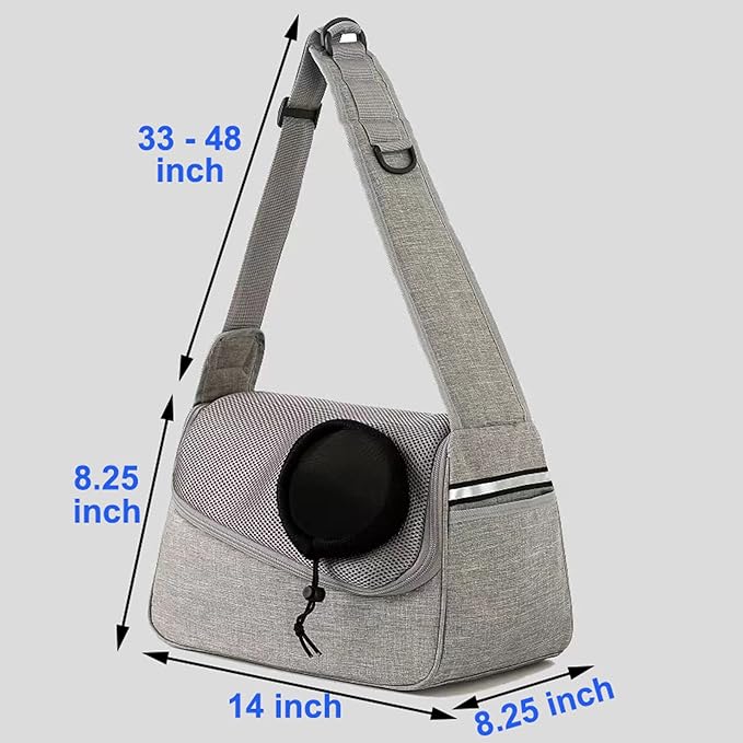 Dog Carriers for Small Dogs, Dog Sling Carrier for Medium Dogs, Puppy Cat Sling Carrier, Pet Carriers for Cat, Small Dog Carrier Purse Pets