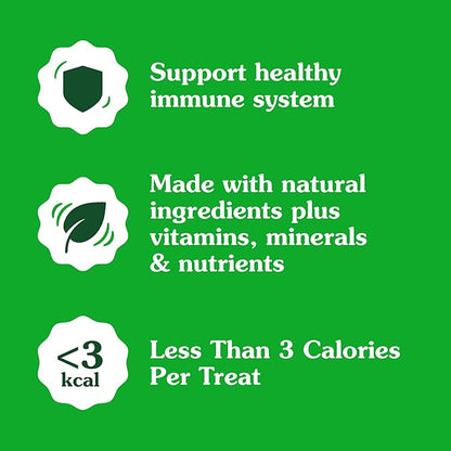 Greenies Smartbites Immune Support Crunchy & Soft Dog Treats, Chicken Flavor, 8 oz. Pack