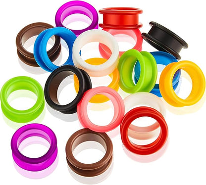 20 Pieces Scissors Finger Rings Silicone Pet Shears Finger Rings rubber finger dog hair scissors for Grooming Scissors Pet Hair Shears