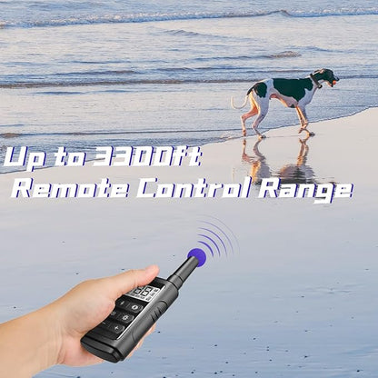 Dog Training Collar with 3300Ft Remote Range 4 Training Modes for Larde Medium Small Dogs Waterproof Electric Collar
