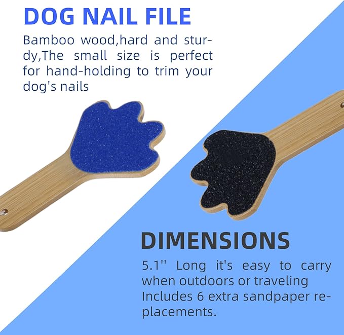 Dog Scratch Board Dog Scratching Pad Multi-Functional Trimming Tool Alternative to Dog Nail Clippers and Dog Nail Grinders Easy Nail Care Handheld